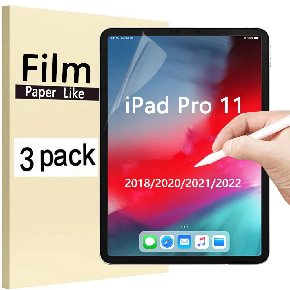 

Пленка в виде бумаги для Apple iPad Pro 11 2018 2020 2021 2022 2th 3th 4th Generation, защита экрана планшета, как написание на бумаге