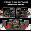 40Point GPS Auto Return Large Remote Control Bait Boat 500M 3 Hopper Fixed Speed Cruise Waterproof High Speed RC Fishing Boat 4