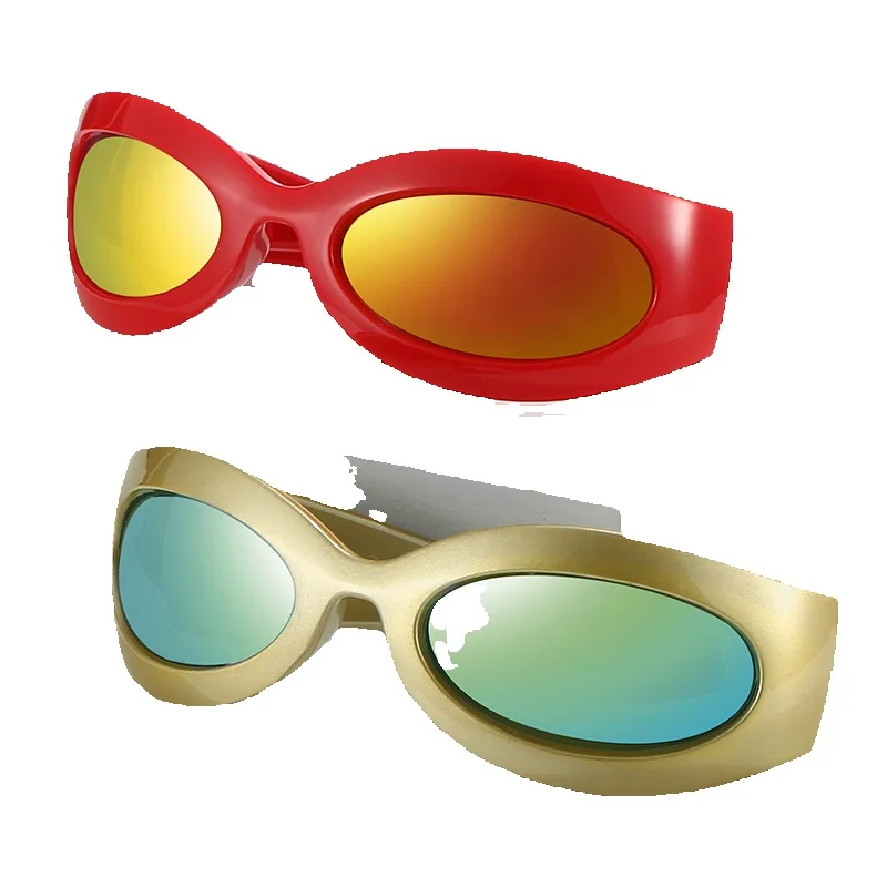 Nuovi occhiali da sole sportivi Y2K Spice Girl Macaron Occhiali anti UV personalizzati all'avanguardia_voghion.com