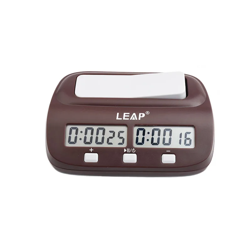 LEAP Chess Clocks Professional Portable Digital Chess Board Competition Count Up Down Games Electronic Alarm Stop Timer