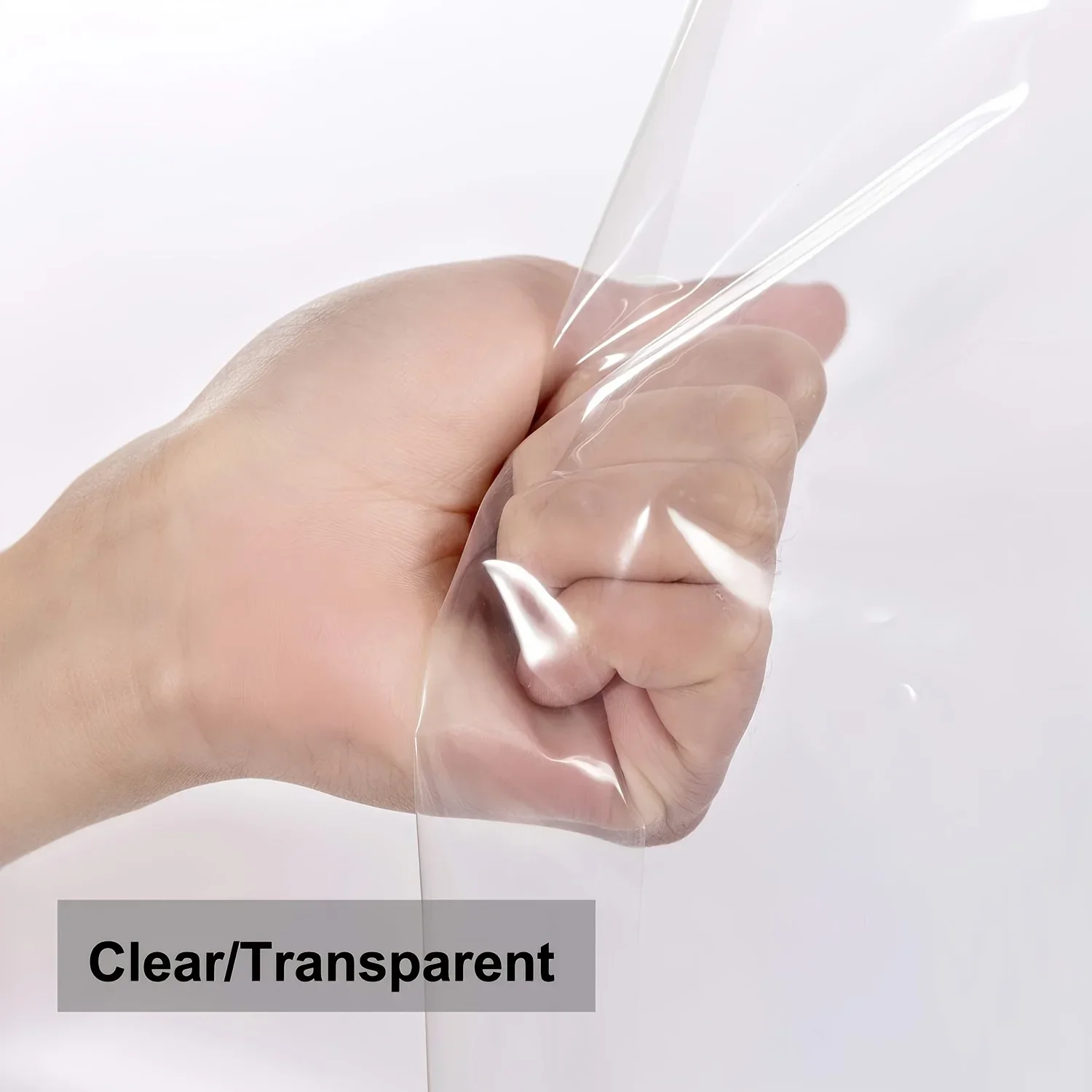 1pc Clear Peva Shower Curtain Liner 71x72in 3 Magnets Metal Grommets No Chemical Smell Easy Install & Maintain Shower Curtains