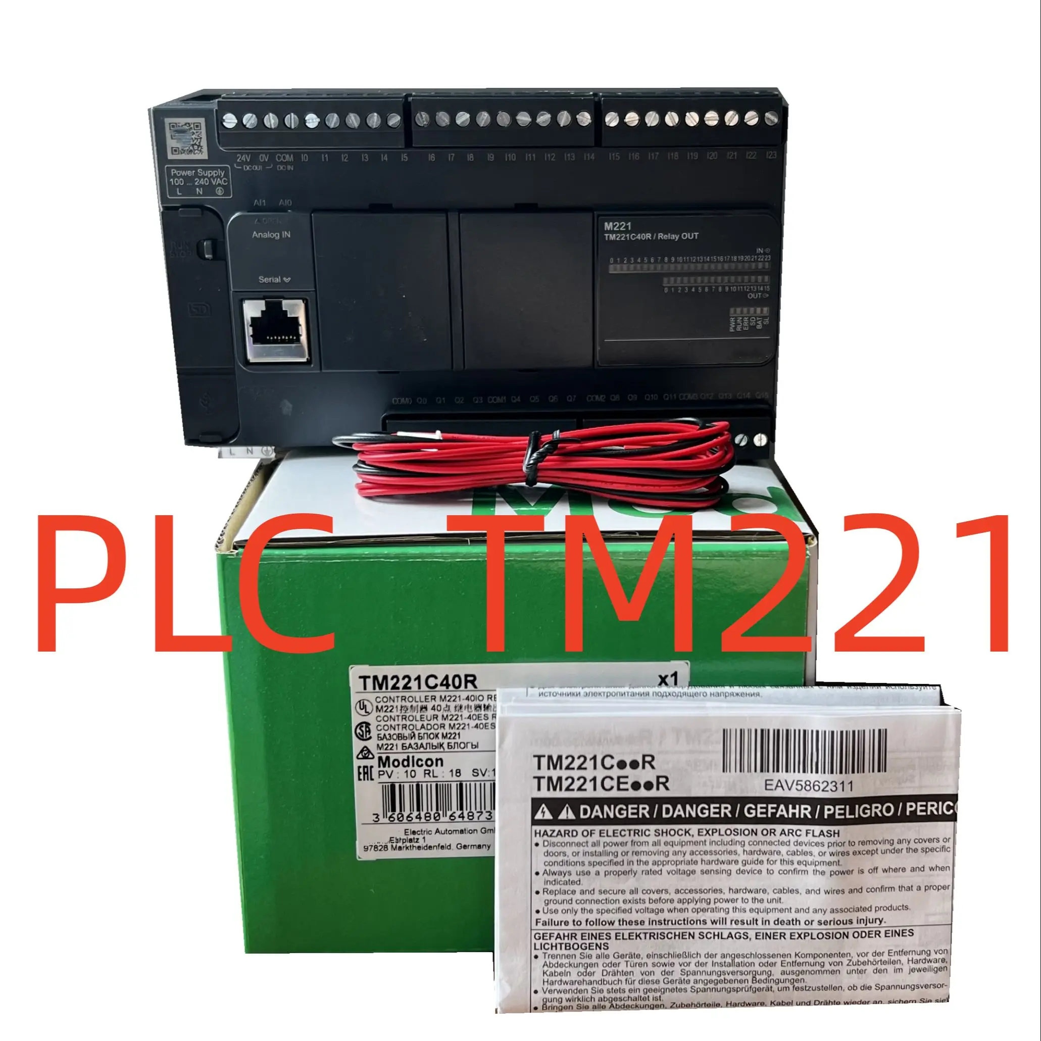 Módulo TM221C16R TM221C16T TM221C24R TM221C24T TM221C40R TM221C40T