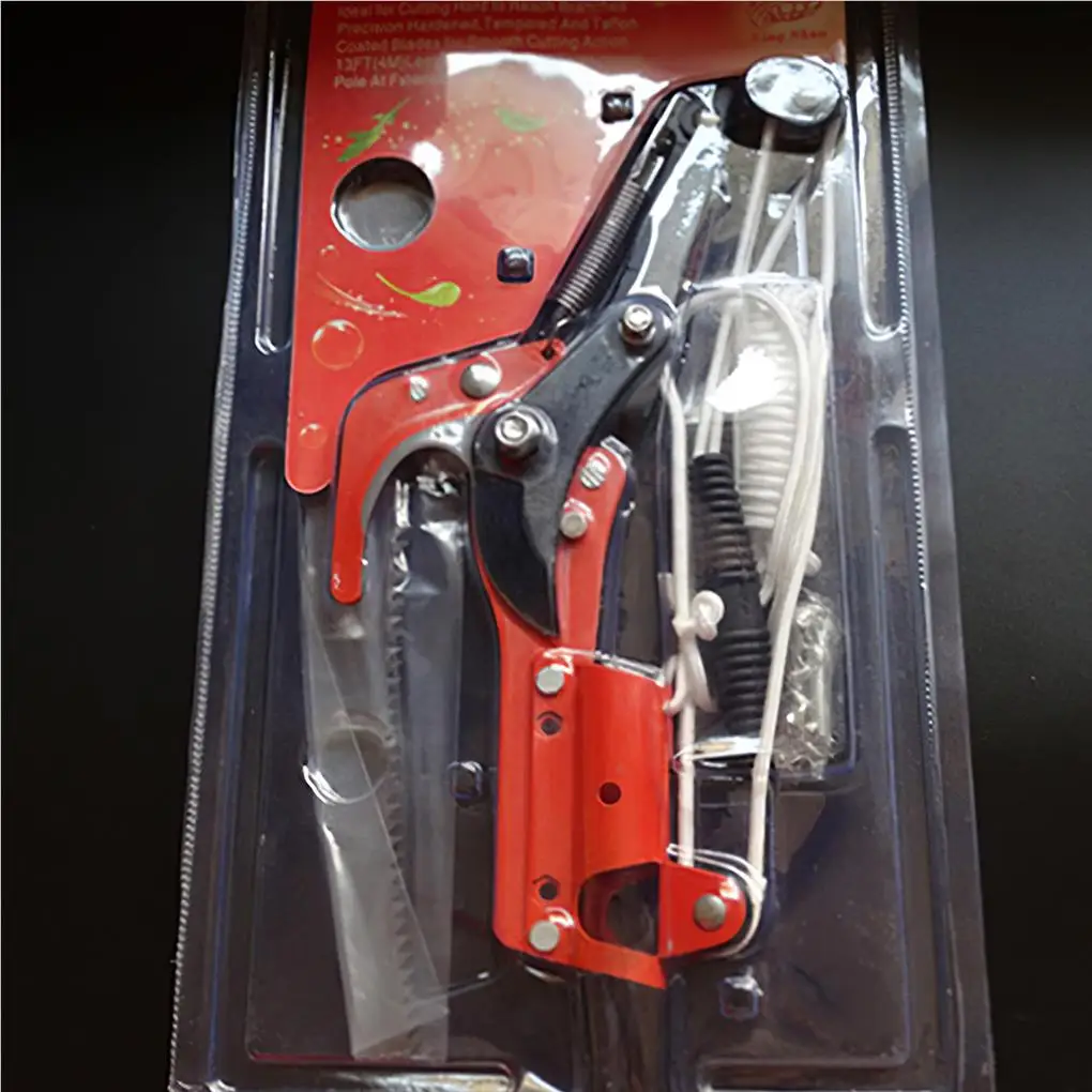 높은 고도 두 바퀴 전정 가위, 나무 가지 치기, 정원 가위, 확장 가능한 과일 선택 절단 도구 톱