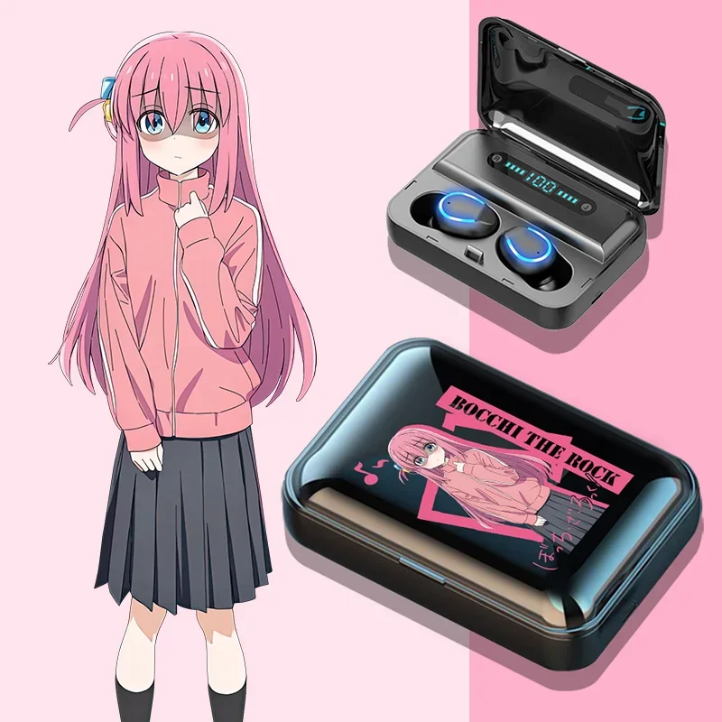 

Bluetooth-наушники с рисунком аниме BOCCHI THE ROCK, 5,0 HD