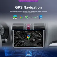 Autoradio Camecho 1 Din 2+64G Écran rotatif 9'' CarPlay sans fil Android Auto GPS Stéréo Bluetooth Wifi Lecteur multimédia 6