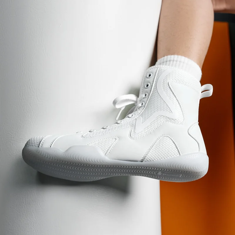 Different Colors Men Wrestling Boots Large Size Boxing Shoes for Mens Luxury Brand Fighting Shoes Man Gym Training Shoe