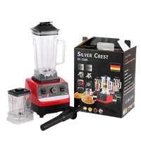 Feriales 2-in-1 Hochleistungsmixer 2000W – Kommerzieller Standmixer & Ice Crusher – 2L Smoothie Maker & Küchenmaschine BPA-frei Schwarz 1