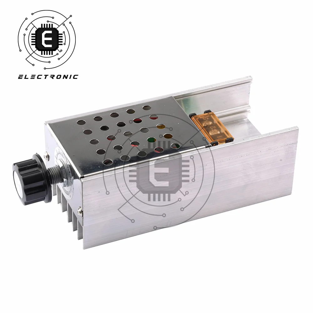 Regulador de Tensão Scr Escurecimento Dimmers Controlador de Velocidade do Motor Termostato Regulador de Tensão Eletrônico Módulo ac 220v 6000w