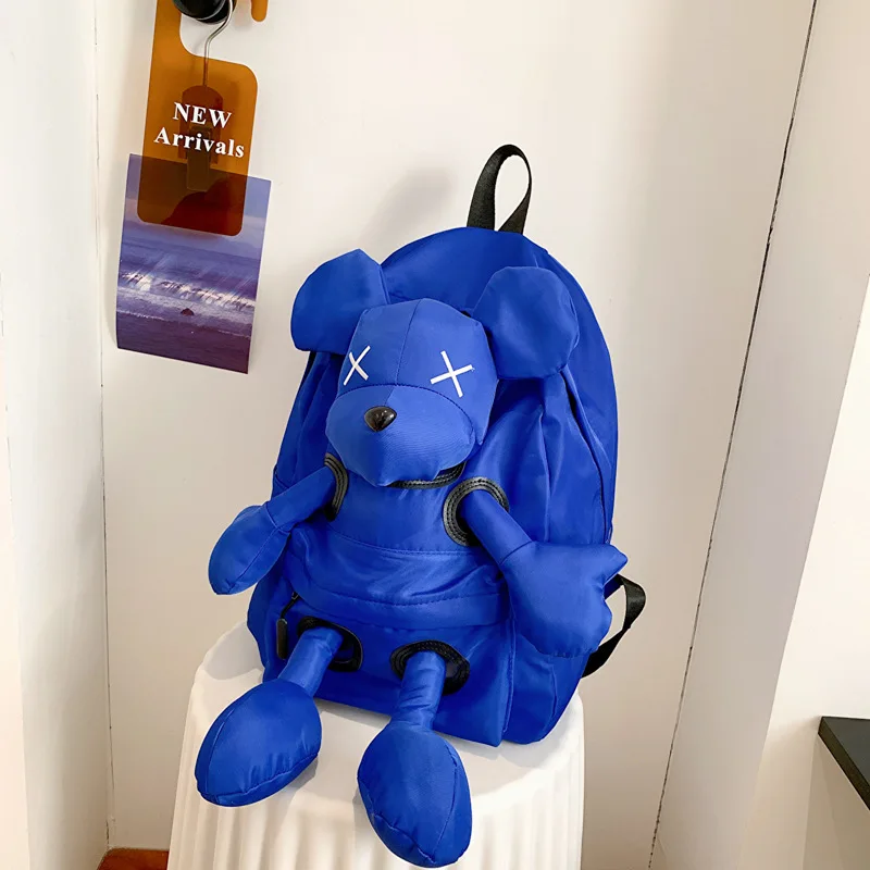 حقيبة ظهر Muppet بتصميم بلون موحد، تتميز بسعة كبير...