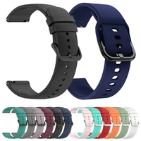 22mm 20mm Silicone Wrist Strap For Ticwatch Pro 3 Ultra GPS Watch Band For TicWatch Pro 3 GTX E3 E2 S2 Replacement Bracelet Belt