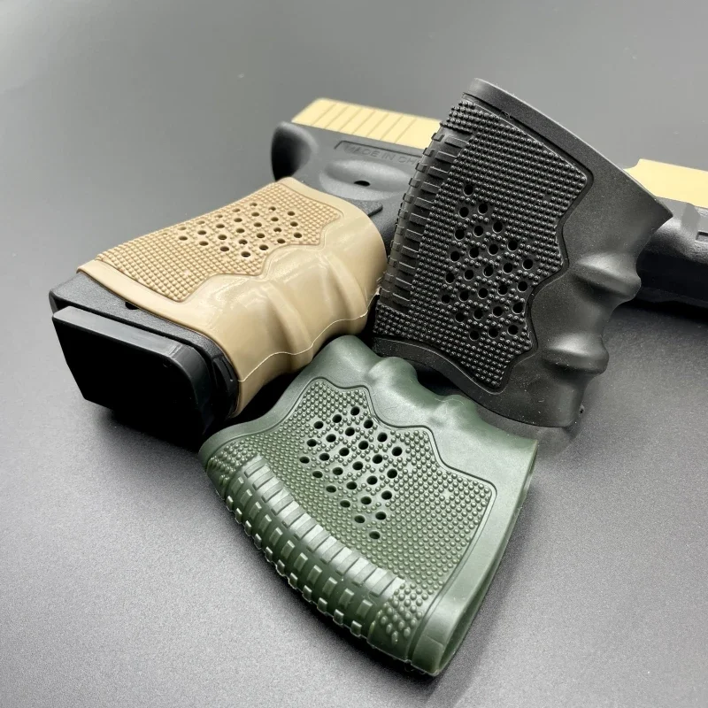 1PC Anti-Slip Molle Rubber Protect Cover Grip Glove Molle Grip soft rubber anti slip sleeve Hunting Accesories pistol glove rubber grip sleeve rubber grips gun accessories