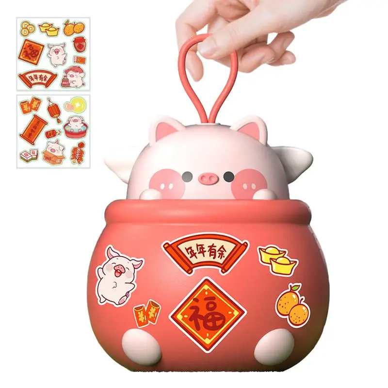 

Банка для экономии денег, коробка для хранения милых мультяшных животных, банкноты, монеты, банк для коллекции монет Нового года, коробка для экономии денег