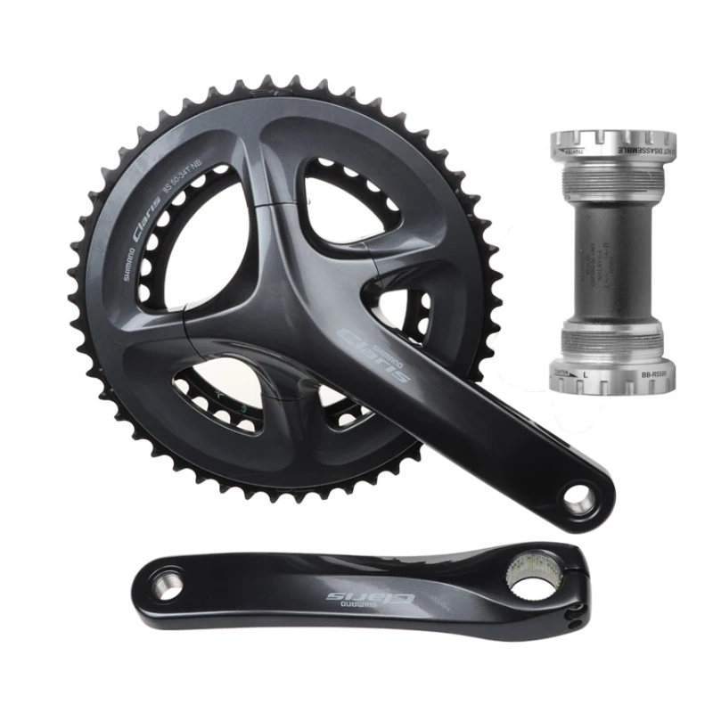 Shimano Claris R2000 2×8s FSAクランク チェーン付き自転車用クランクセット,2x8スピード,SHIMANO