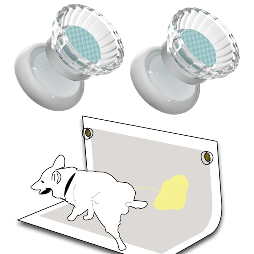 2 dog urine pad magnetic fixators, pet urine pad fixing buckles, portable fixato