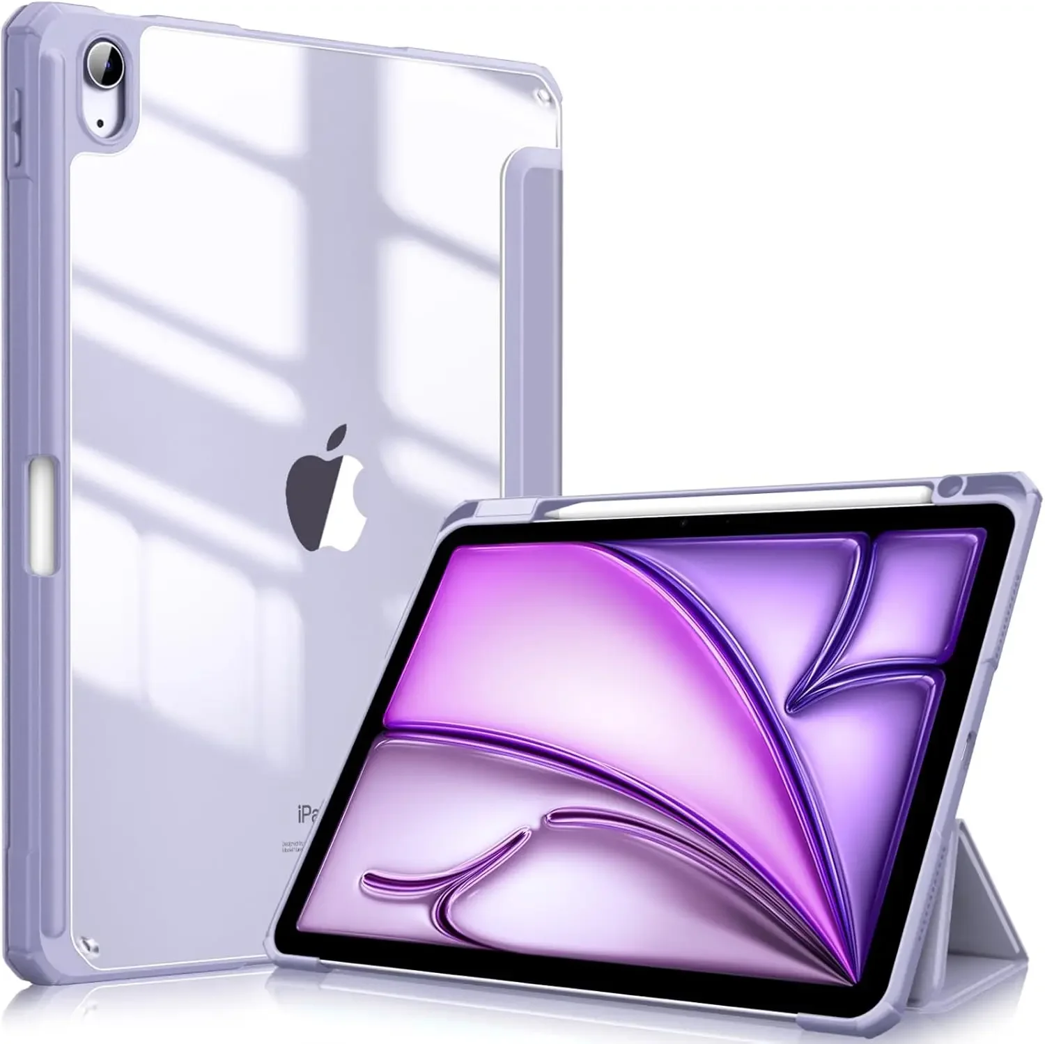 Sleek Protective Clear Back iPad Air Case - 10.9 to 11-Inch