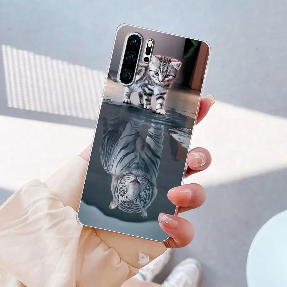Clear Silicone Phone Case with Cute Design and Protective Bumper