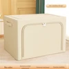 Single Window Storage Box White Large Storage Capacity Large Bearing Capacity Fabric Material Convenient Cleaning Home Supplies 6