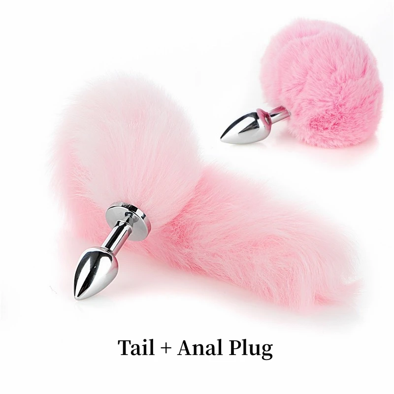 BDSM Faux Fox Tail Anal Plug with Removable Smooth Butt Plug for Men Women Role-playing Adult Games Sex Toys — view 4