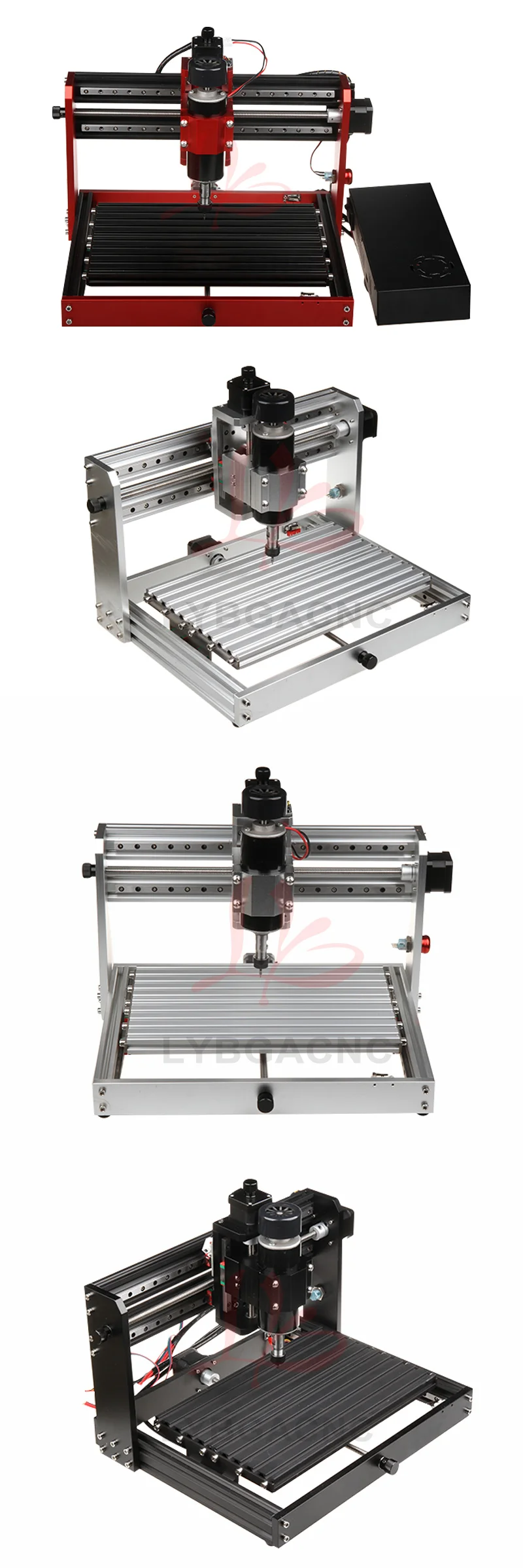 LY 3020 Plus CNC Gravur- und Schneidemaschine Hochpräzise 3-Achsen Vollmetall Desktop 500W Spindel für Holz PVC Acryl 300x200 MM – Detail 4