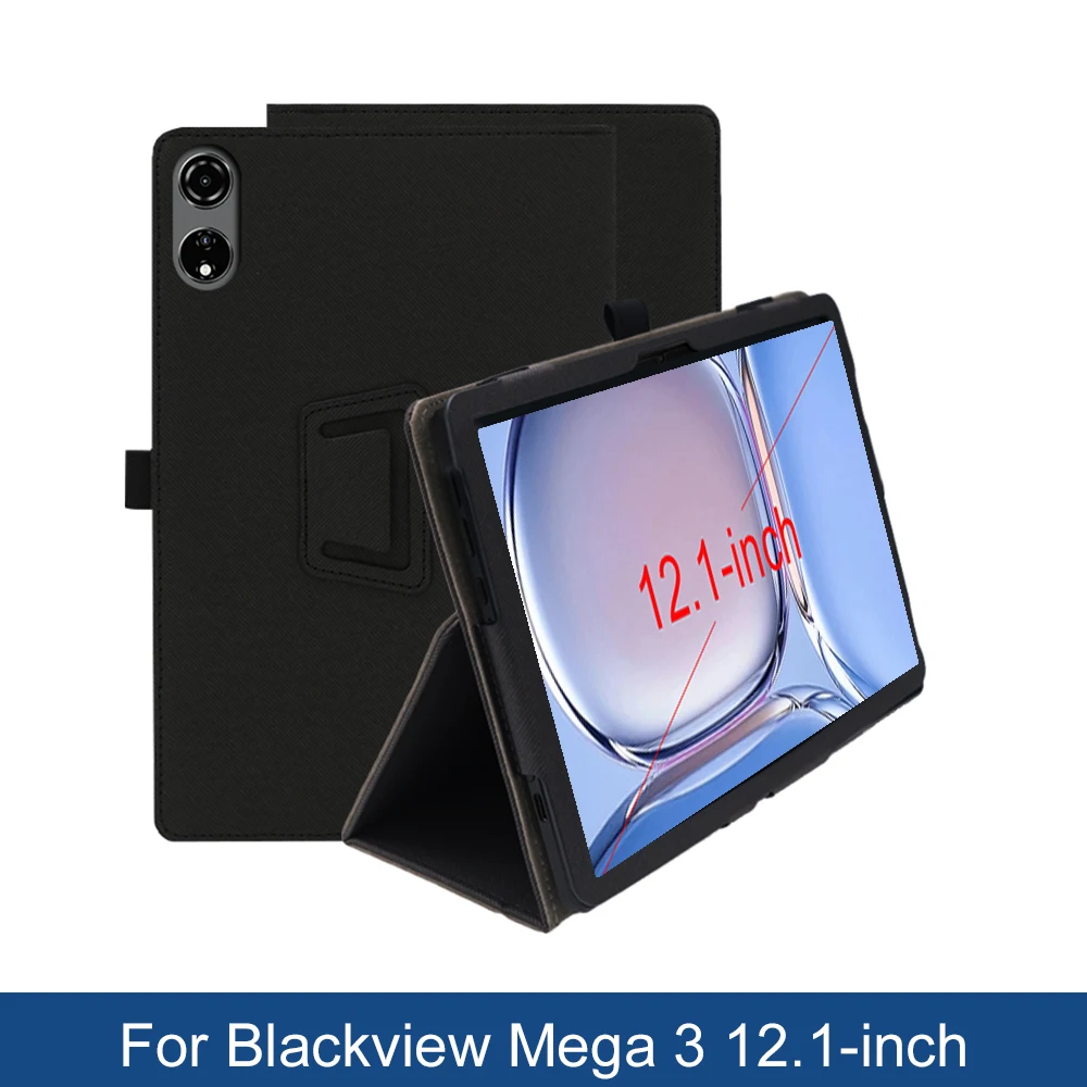 Folding Stand Protective Cover with Pencil Holder and Wrist Strap, Full Protection, PU Leather