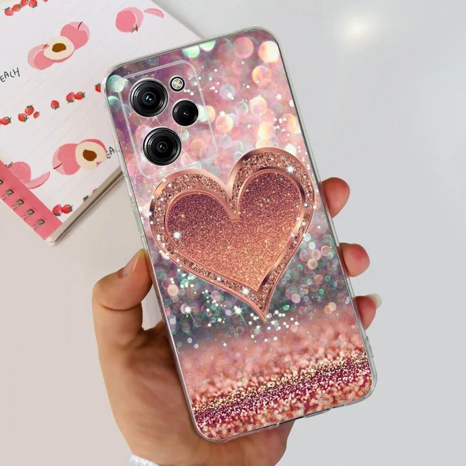 Elegant Printed Soft Silicone TPU Phone Case - Compatible with Poco X5 Series