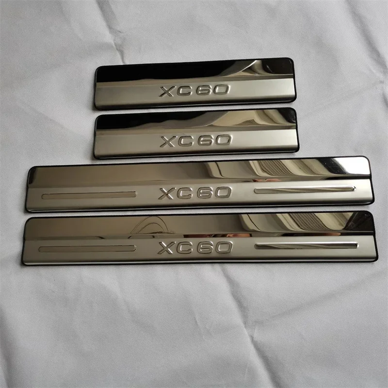 

For VOLVO XC60 2009-2017 Stainless Steel Car Threshold Guard Plate Welcome Pedal Anti-scratch Protection Car Accessories