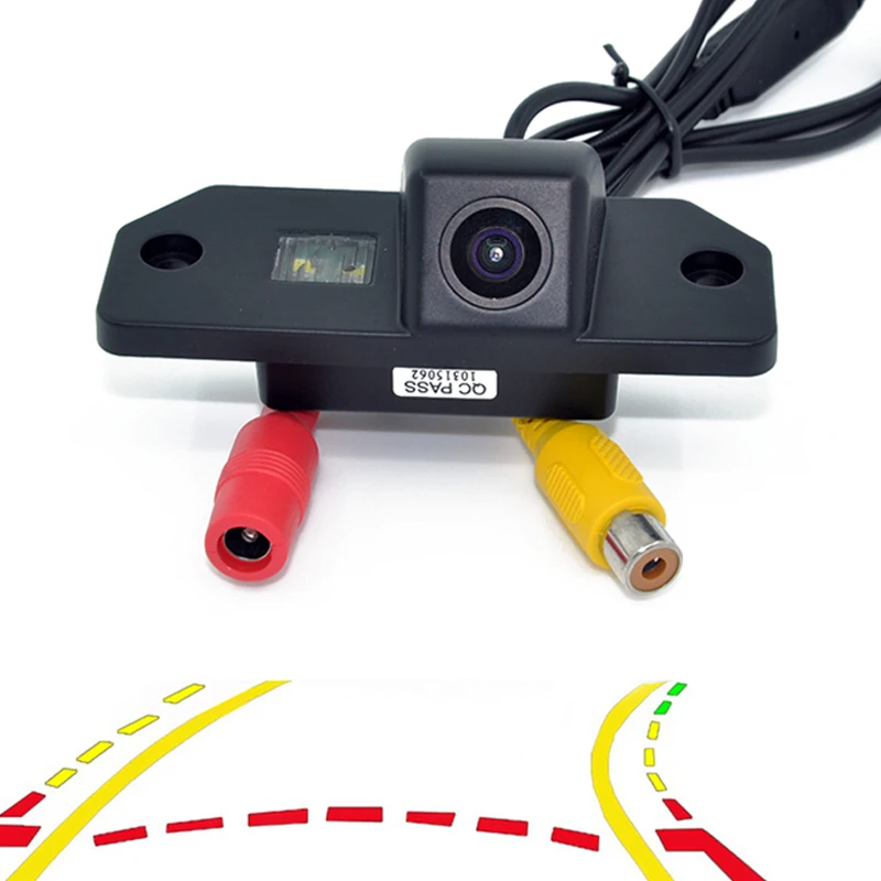 

Intelligent Dynamic Trajectory Tracks Parking Line Rear View Reverse Backup Camera For Ford Sedan Focus Mondeo C-Max 2000-2010