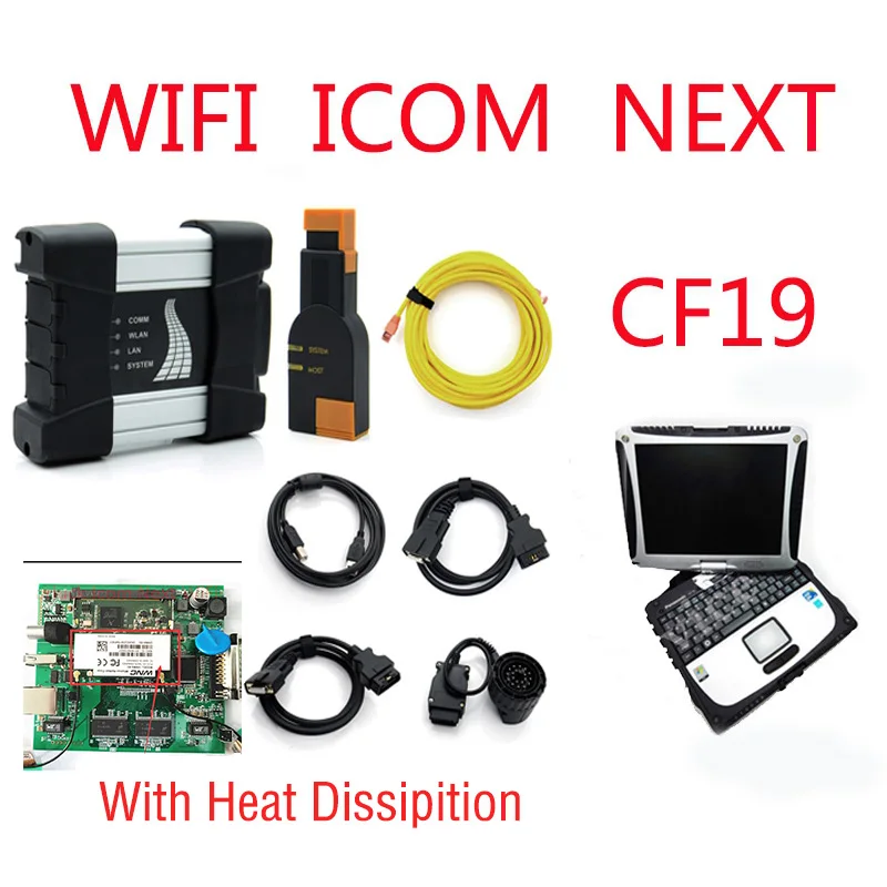 2022 ICOM NEXT A2 + B C для BMW OBD диагностический и программный сканер многоязычный