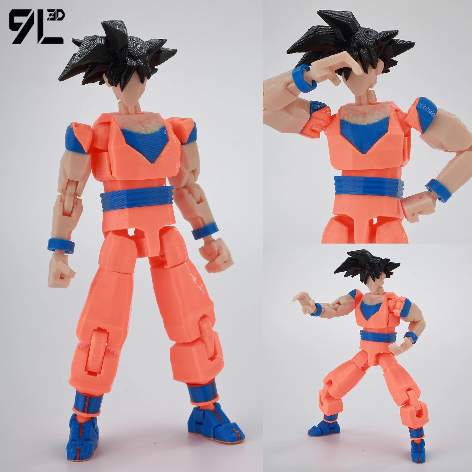 9L3D Printed Dragon Ball Son Goku Vegeta​ Beerus Frieza Anime