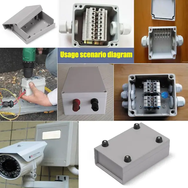 Acqua Custodia Per Progetti Di Elettronica(158x90x60mm) (black - Foto 10