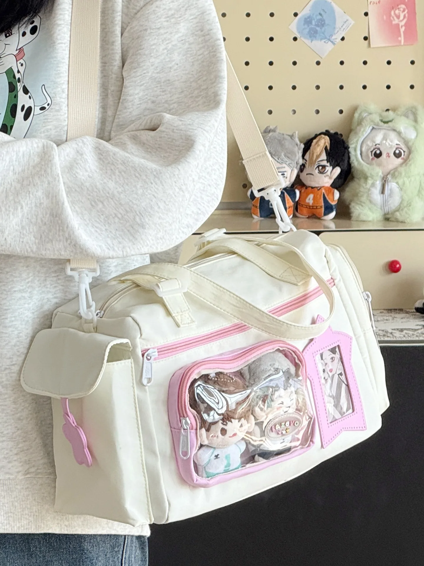 Large Capacity Versatile Shoulder Bag For Women Kawaii Style_voghion.com