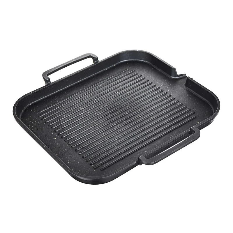 Kitchen Non-Stick Cooking Grill Pan Cast Iron Reversible Griddle Pan Plate  Large Hot Induction Cooking With Handles - AliExpress