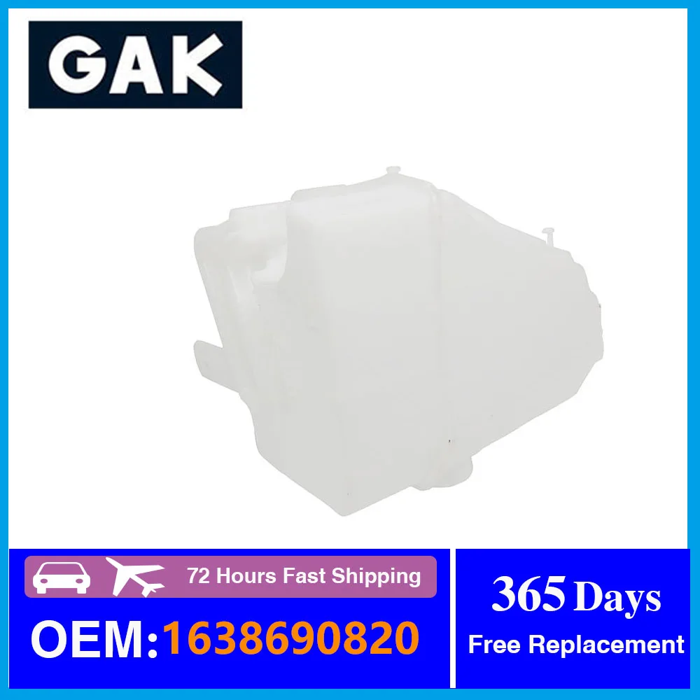 

GAK Brand Car Windshield Washer Fluid Tank For Mercedes Benz ML320 1998 ML350 ML430 W163 ML500 ML55 AMG 1638690820 1638601160