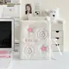 MINKYS Kawaii Fluffy Strap Ties A6 Kpop Photocard Binder Star Collect Book Idol Plush Photo Card Holder Photocards Album 1