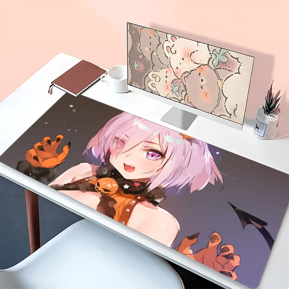 F-Fgo Mash Kyrielight Floor Mat Mouse Mat Desk Mat With Pad Gaming Accessories Prime Gaming XXL Keyboard Pad Padding Mat 3
