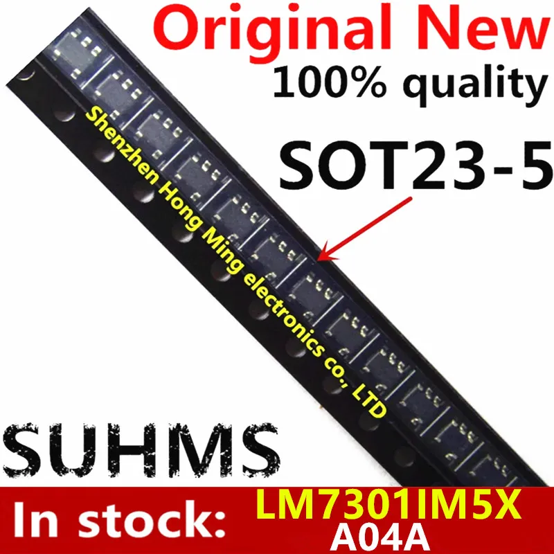 

(100 шт.) 100% Новый чипсет LM7301IM5X LM7301IM5 LM7301 A04A AO4A sot23-5