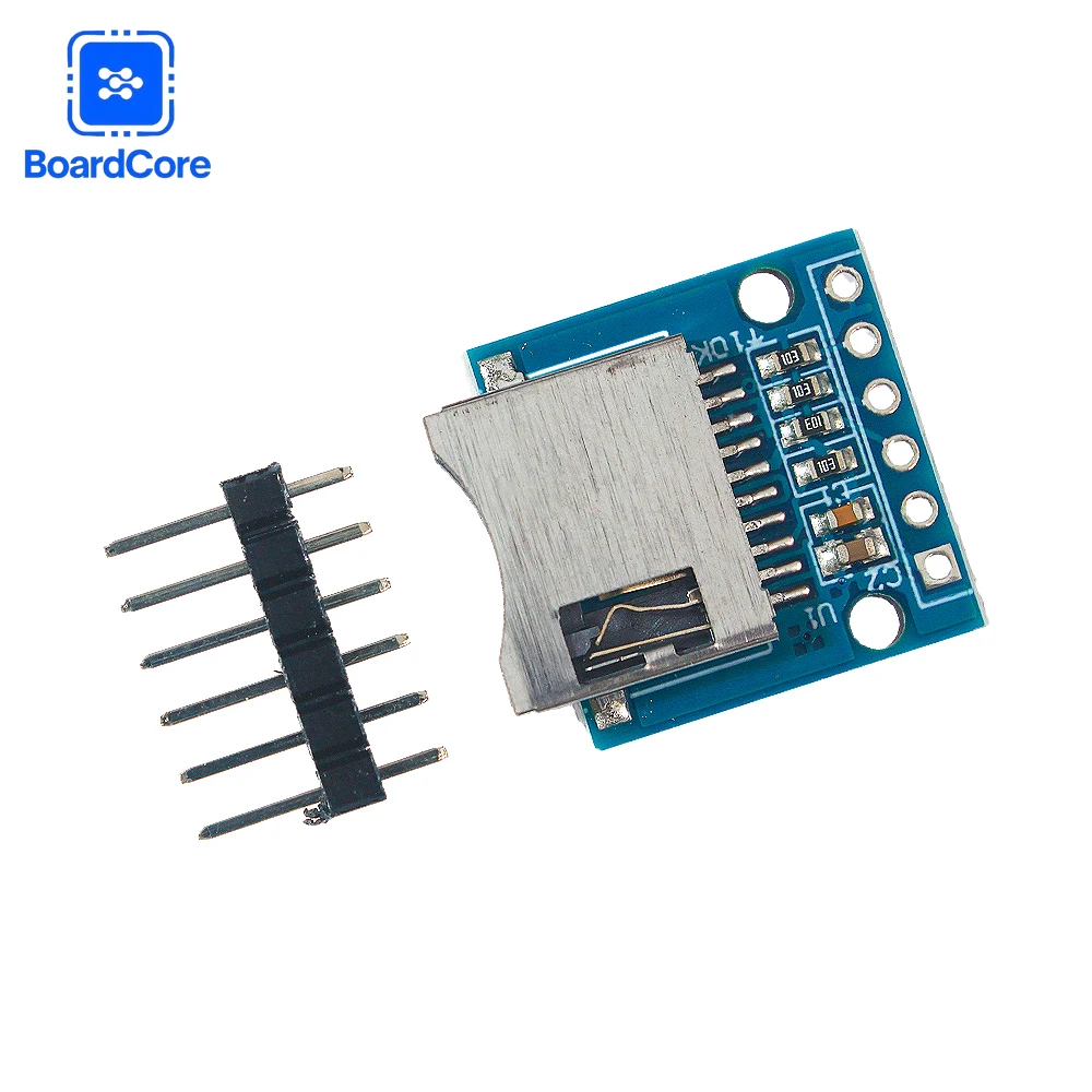 Micro SD Card Module TF Card Reader with Voltage Regulator and Pin Set