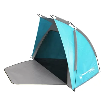 Beach Tent Sun Shelter Lightweight UV Protection Easy Setup Zip Up Porch Carry Bag Family Kids Outdoor Sports 2