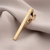 Tie Clip For Men Business Party Minimalist Tie Clips And Cufflinks To Man Shirt Gift Box Jewelry Men's Cuff Man Fashion Lawyer 4