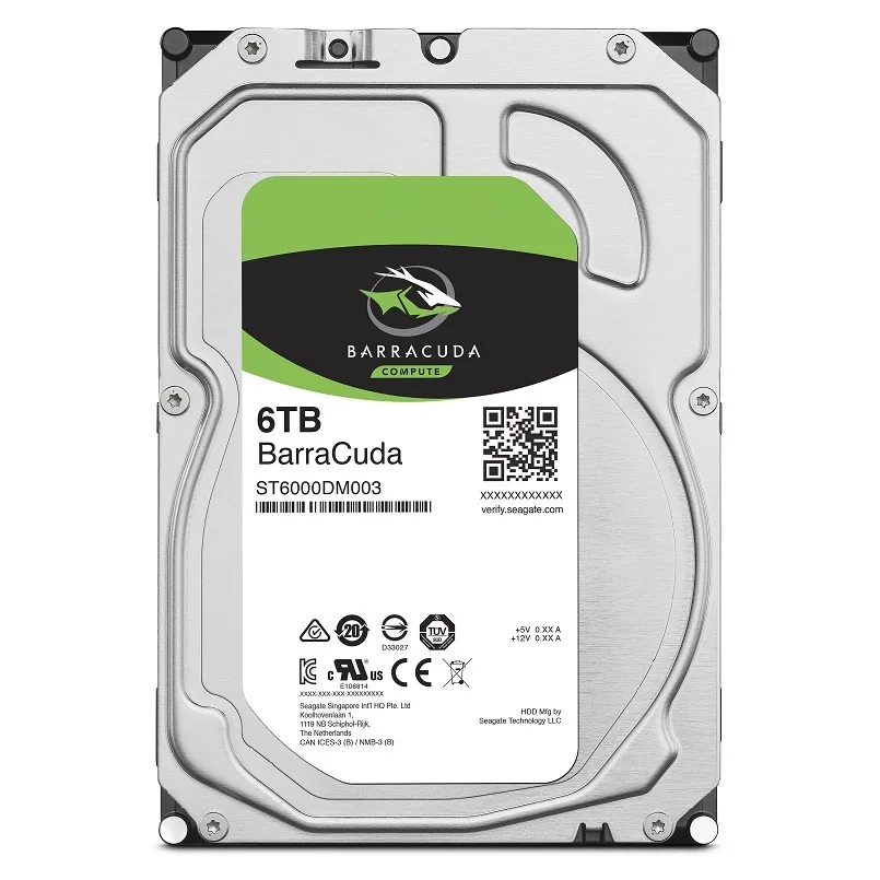 Новый внутренний жесткий диск seлюбые Barracuda ST6000DM003, 3,5 дюйма, 6 Тб, SATAIII, 6 Гб/с, 5900 об/мин, 256 м