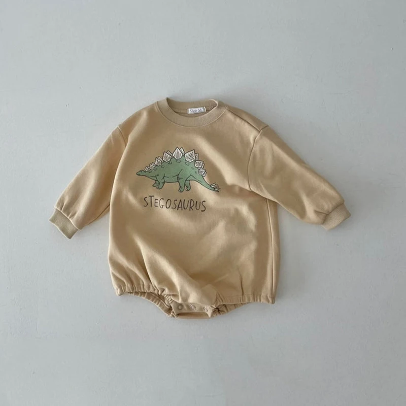 Baby Bodysuit baby clothing baby jumpsuit Baby Original Dinosaur Sweatshirt Romper Korean Autumn Toddler One Piece Infant Boys Bodysuits Girl Outfits