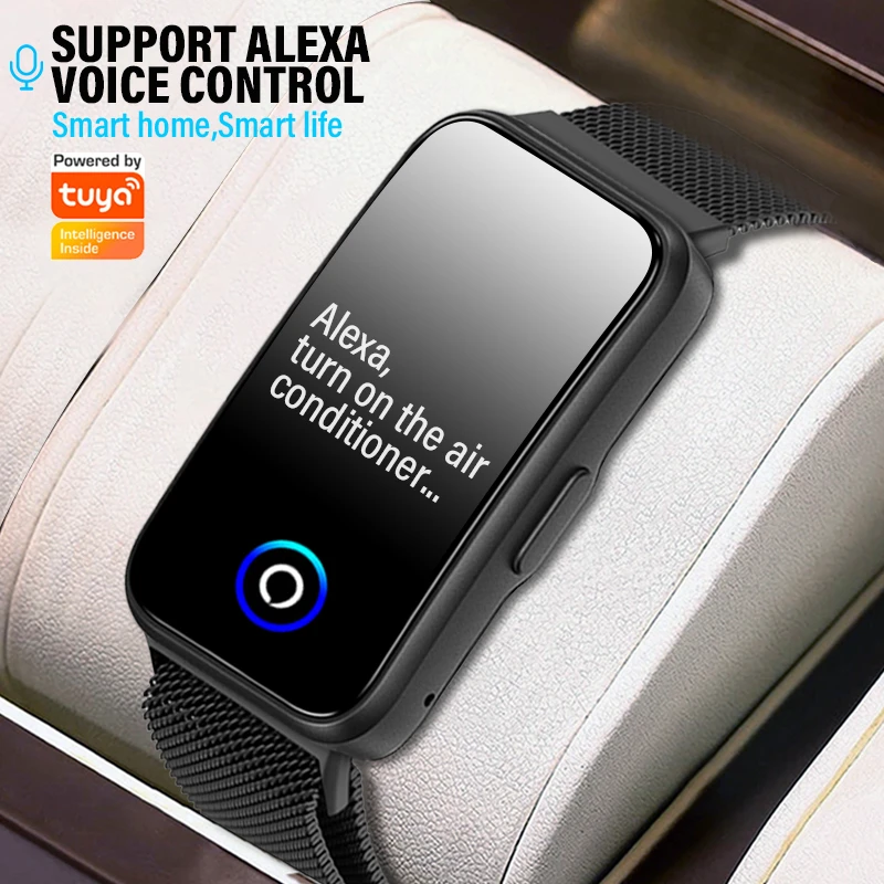 2022 New 1.47'' Health Smart Watch for Men Women with Alexa Built-In Blood Oxygen Monitor UV Intensity Test Sports Smartwatch