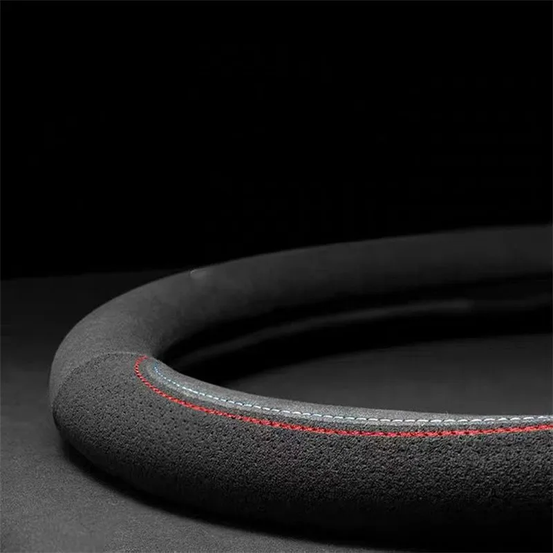 Suede Cover for All Seasons Auto Steering Wheel Cover 5