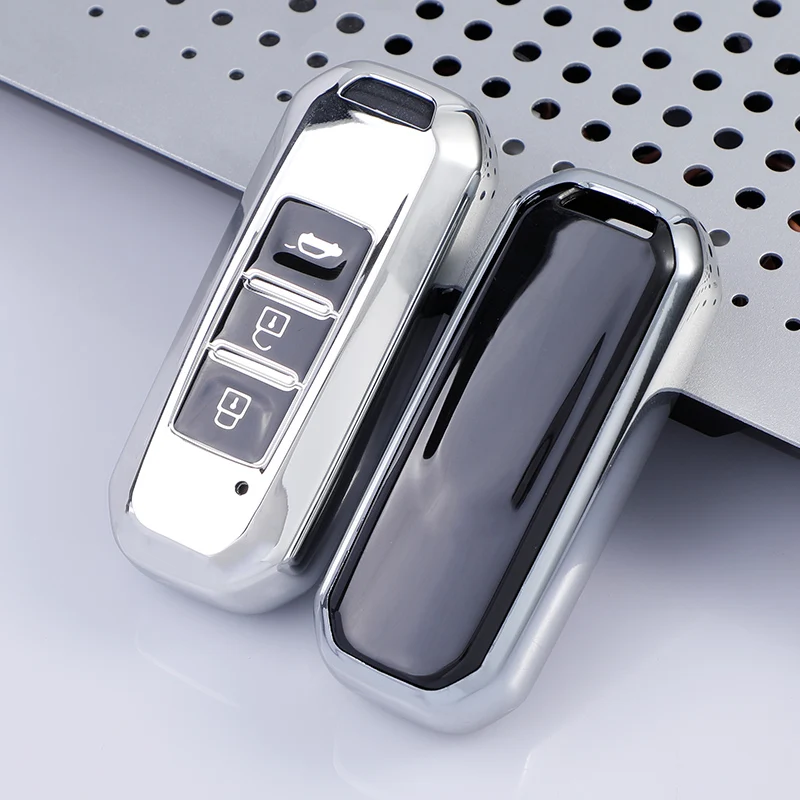 Car Smart Key Cover Case Bag Shell Holder Keychain for