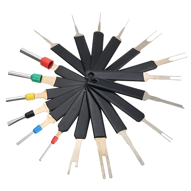 18Pcs Heavy Duty Thick Car Terminal Removal Kit Cars Wire Connector Pin