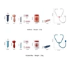 Children Doctor Toy Set Silicone Simulation Medical Box Montessori Toy Baby Play House Games Educational Toy Kid Christmas Gifts 6