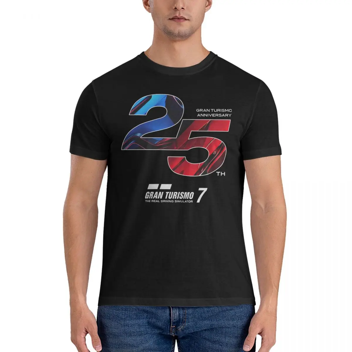Maglietta Da Uomo Gran Turismo 7 Gran Turismo 100% Cotone Vestiti Novità Manica Corta Girocollo T-Shirt Con Stampa Grafica