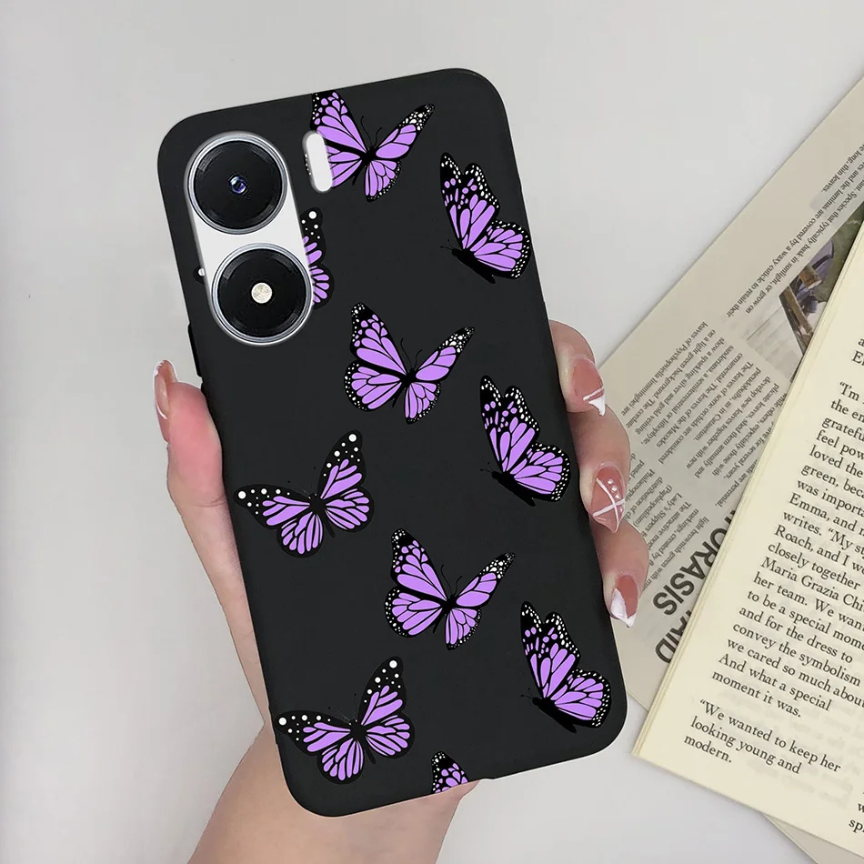 Butterfly Design Soft Silicone Bumper Phone Case