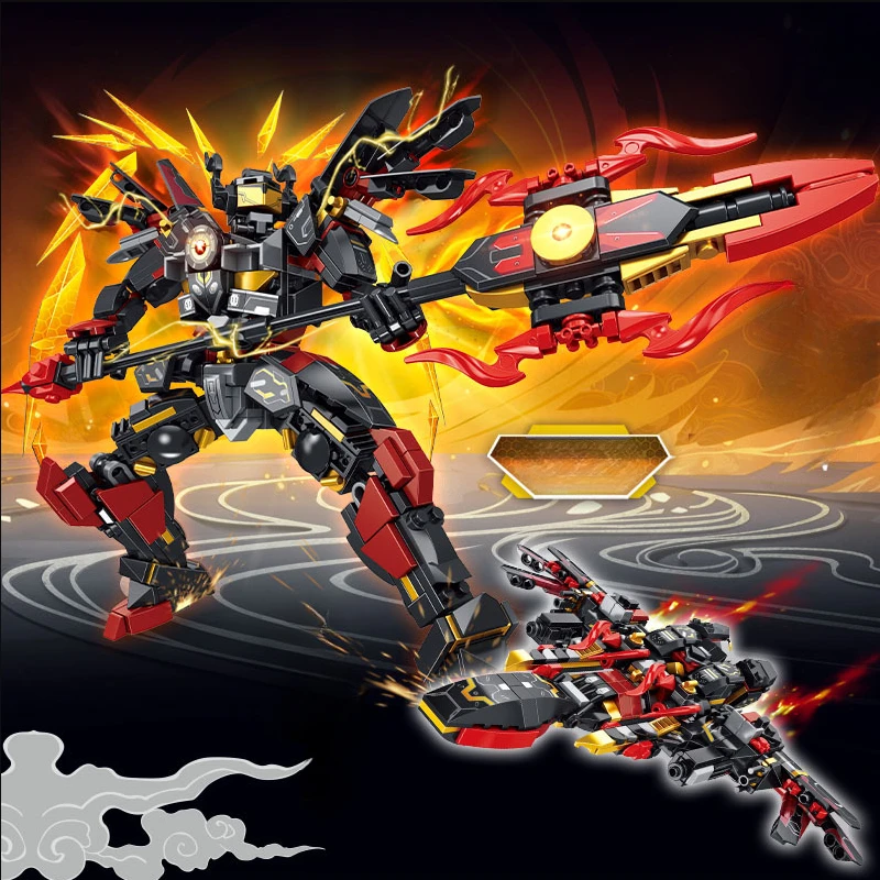 

Ancient Chinese Three Kingdoms Character Mecha Assembly Block Toy Gift