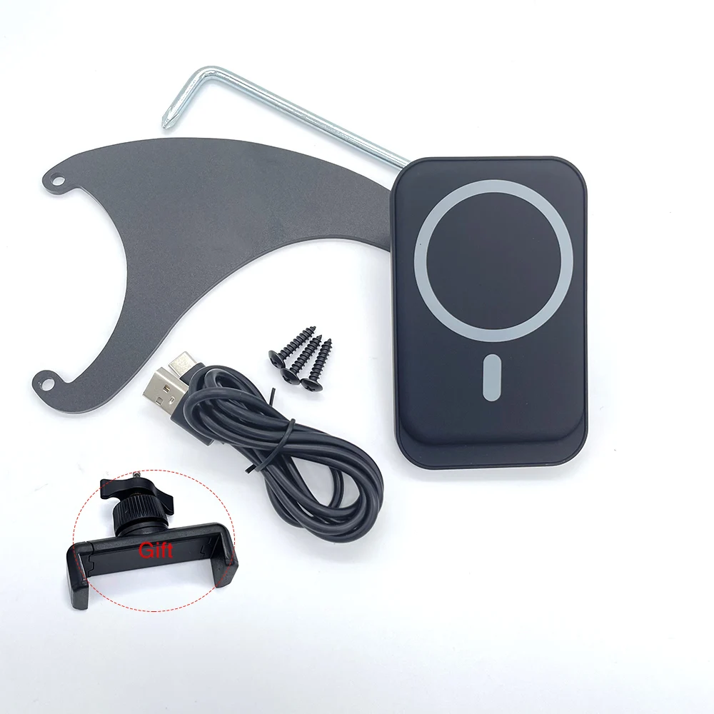 BMW ̴  Ʈ F60 R56 R55 R60 F55 F54 F56 R61 ڱ GPS 귡Ŷ ׼  15W Qi Magsafe ȭ Ȧ